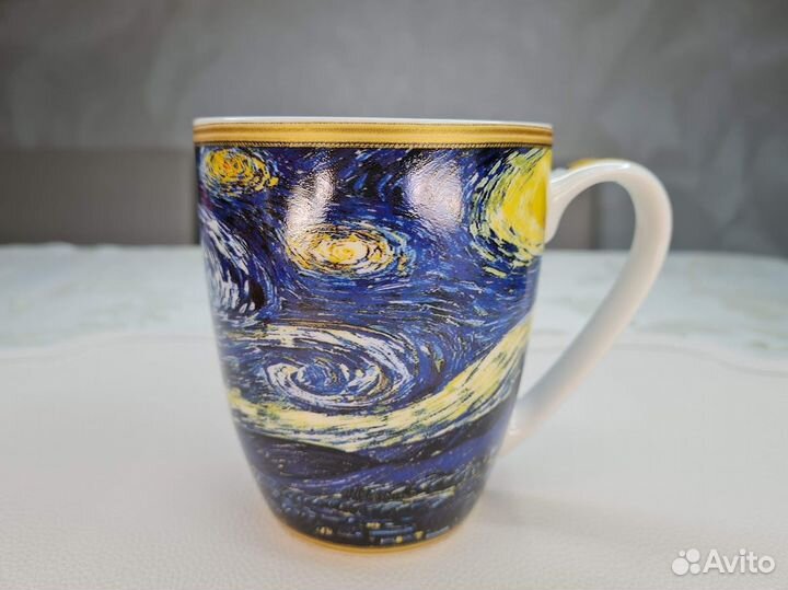 Кружки с полотнами Ван Гога, Моне Фарфор Австралия