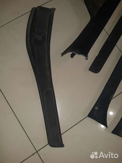 Накладки порогов Субару Форестер SH 2008-2013г.в