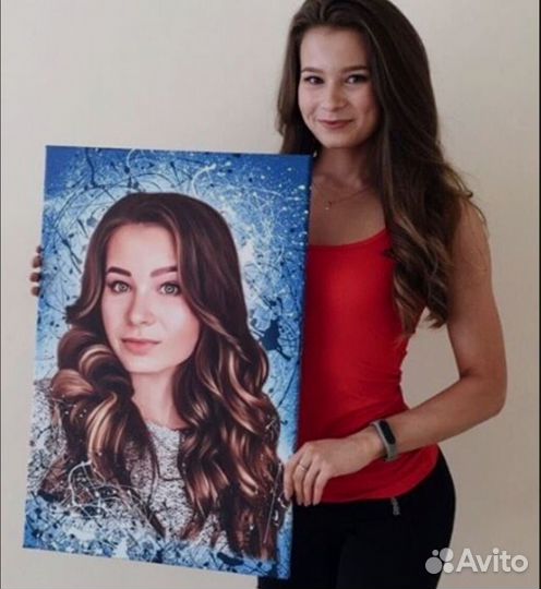 Портрет по фото подарок