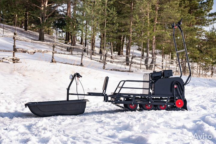 Мотобуксировщик Бурлак М2 LRK 15 л.с