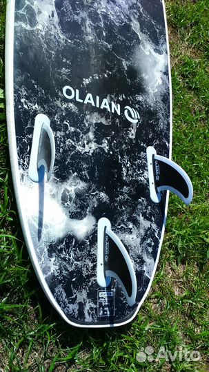 Доска для серфинга Olaian 900 6' 184см 3 плавника