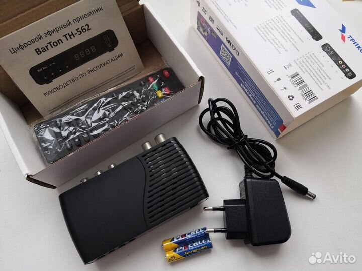 Цифровой эфирный приёмник BarTon TH-562, приставка