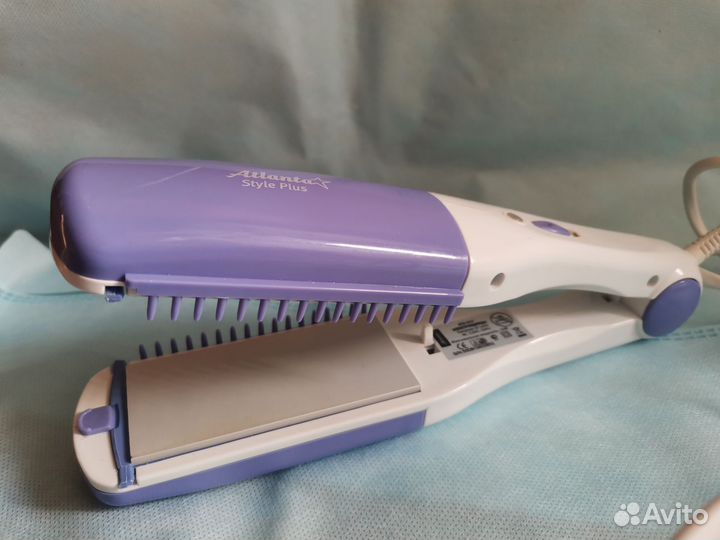 Выпрямитель для волос с насадками гофре