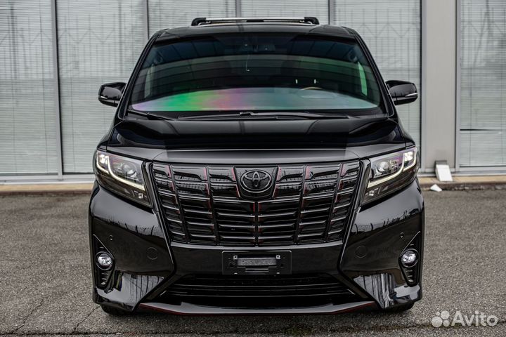 Сплитер на бампер Toyota Alphard (3G) 2015-2017