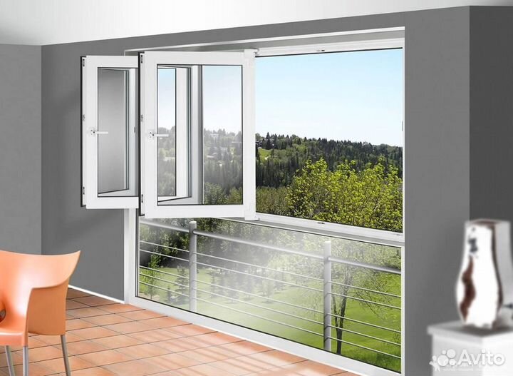 Окно пластиковое на заказ в рассрочку