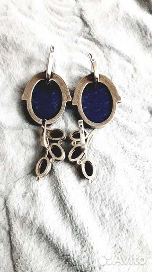 Серьги серебро СССР