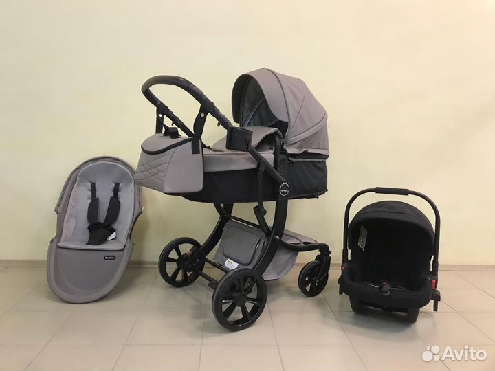 Коляска 3 в 1 поворотная Aimile PRO