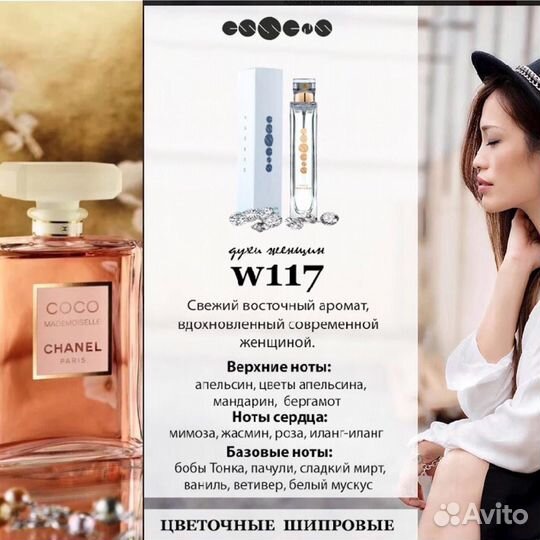 Номерные духи женские