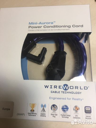 Wireworld Aurora Power Cord 1m, 1,5 m