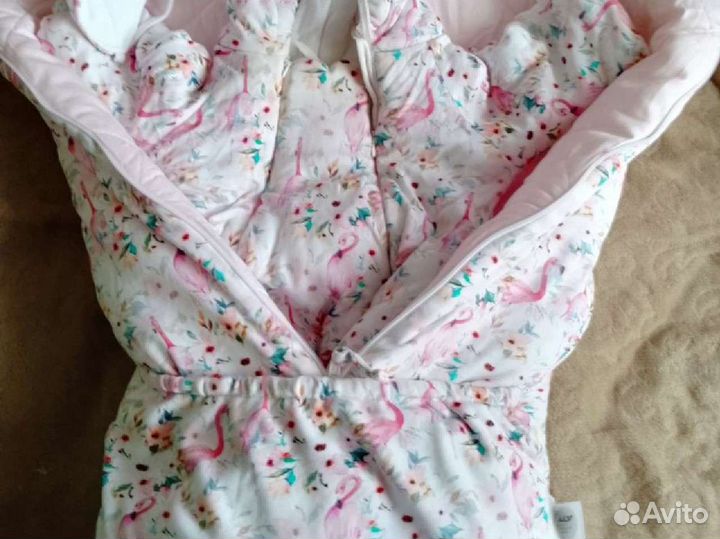 Конверт на выписку для девочки демисезонный