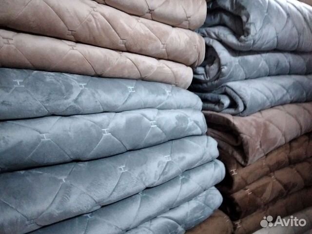 Покрывало на кровать велюр