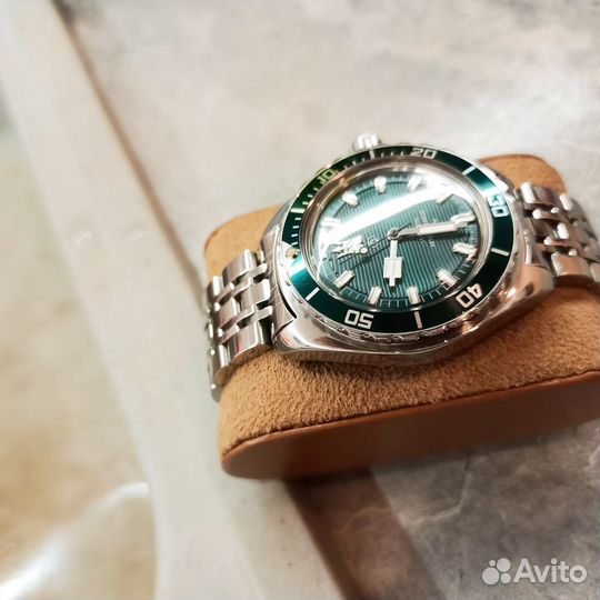 Часы Восток Нептун бирюзовый custom