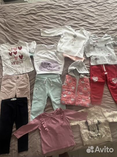 Пакет вещей на девочку 86