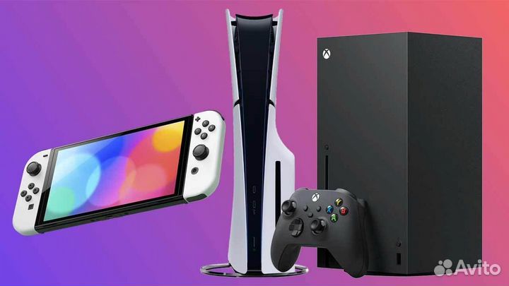 Ремонт Xbox Series S/X, PS5/Slim, Nintendo Switch