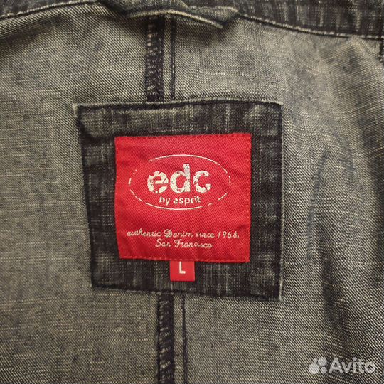 Джинсовый плащ