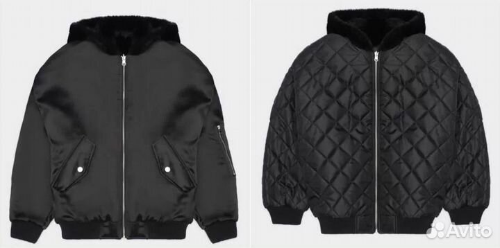 Sinsay оверсайз бомбер куртка пуховик y2k