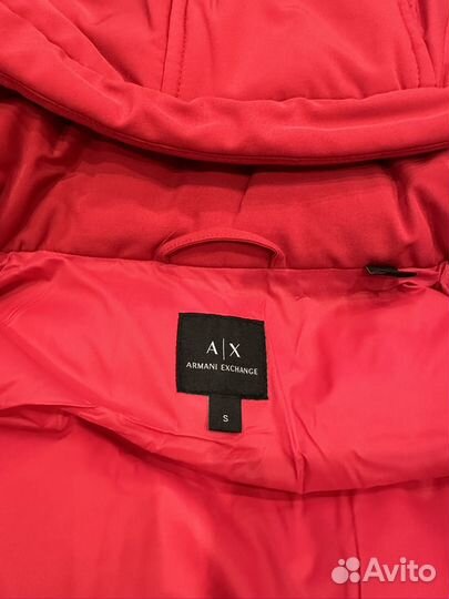Armani exchange пуховик женский