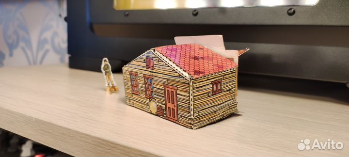 Модель домика картонная Wagon Wheels General Store