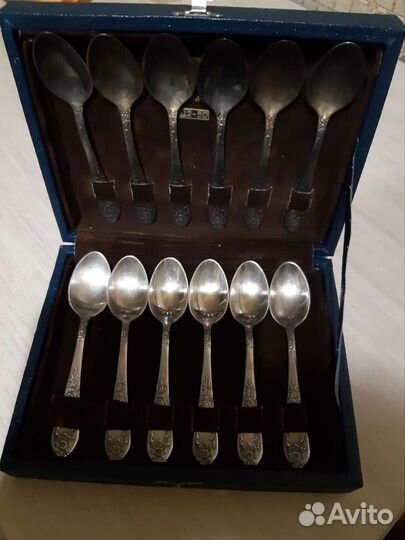Столовые приборы серебро СССР