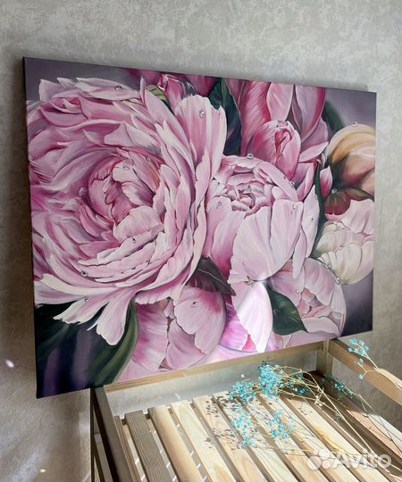 Интерьерная картина Пионы