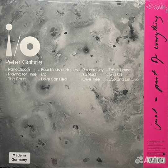 Peter Gabriel – I/O (Bright-Side Mixes) 2LP