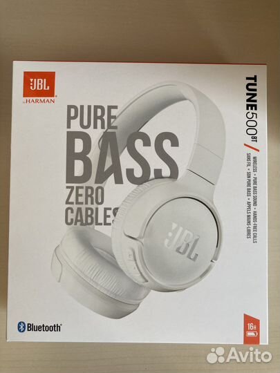 Беспроводные наушники jbl tune 500bt