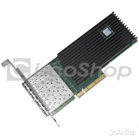 Сетевая карта 4 порта 10GBase-X (SFP+, Intel ftxl7