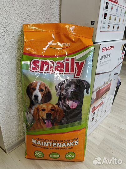Корм для собак Smaily maintenance 20 кг
