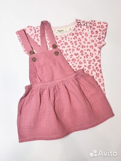 Сарафан муслин для девочки 74-80 см Lipilu