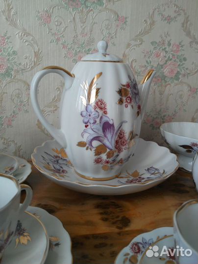 Сервиз. лфз.Экспорт. 24 предмета. СССР. новый