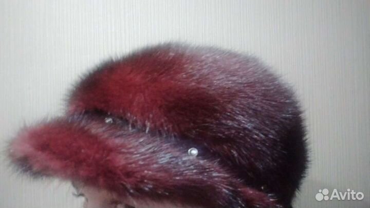 Шапка норковая женская