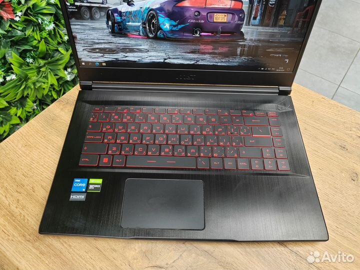 Игровой ноутбук MSI, i5, 16gb