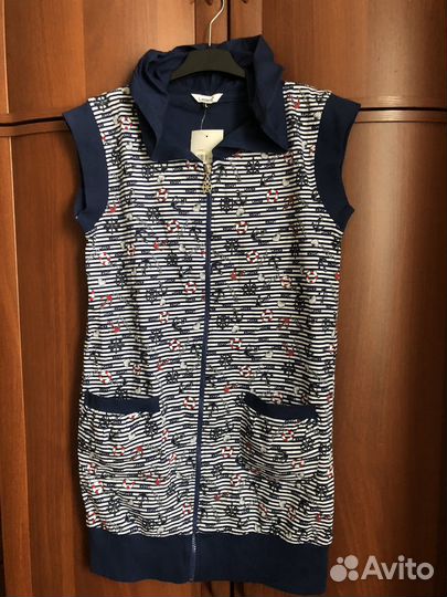 Пляжная туника халат женская