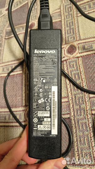 Зарядка для ноутбука lenovo