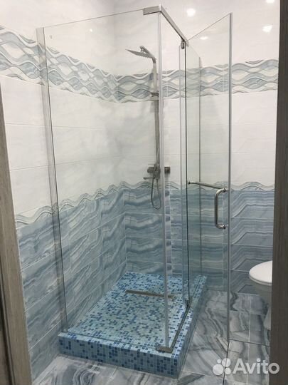 Установка душевого уголка, установка душевой ширмы