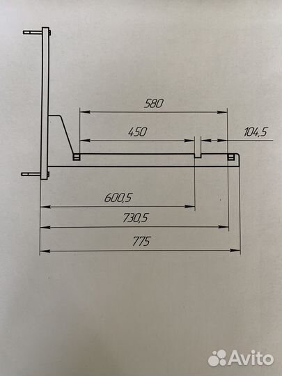 Стойка подвесная для хранения колес М02