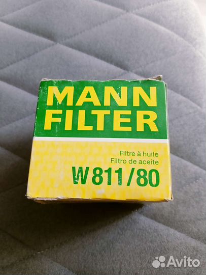 Маслянный фильтр W 811/80, 1248120S01 mann-filter