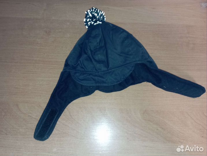 Шапка с козырьком зимняя детская