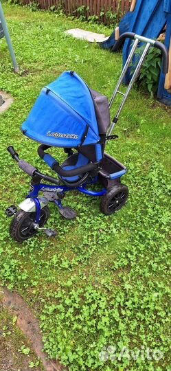 Велосипед с родительской ручкой