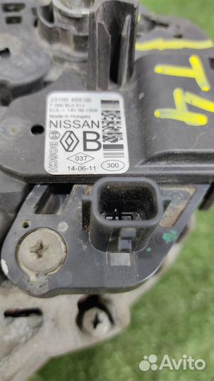 Генератор Nissan Qashqai J11 2014