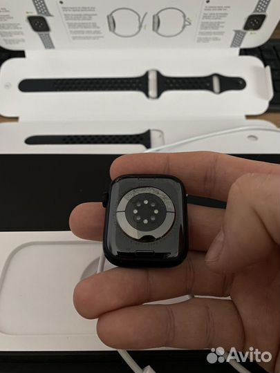 Часы apple watch 7 45 mm nike