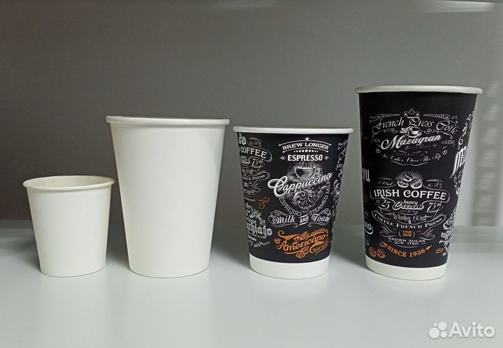 Стаканы одноразовые бумажные