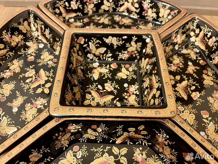 Менажница сервировочное блюдо из керамики