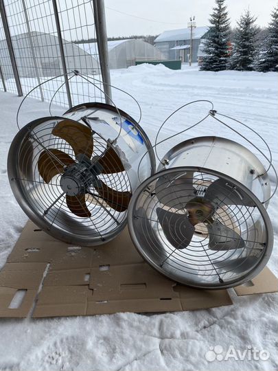 Промышленные вентиляторы для теплиц, ферм, склада