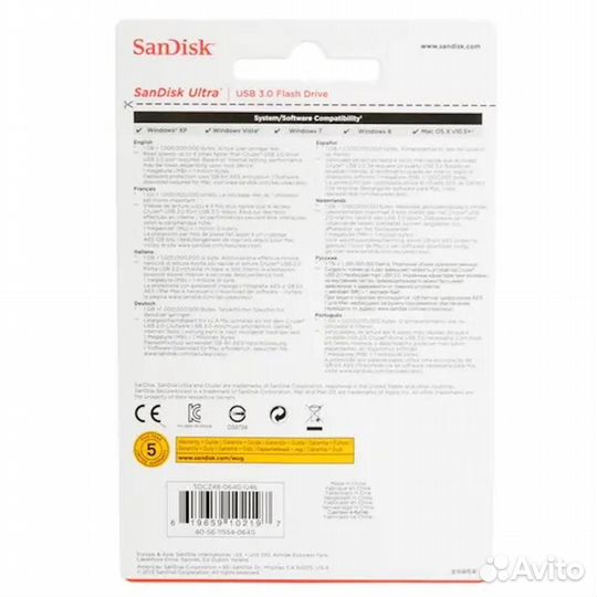 USB-флеш-накопитель Sandisk sdcz48-064G-U46