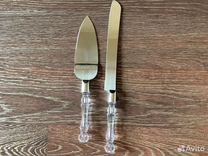 Нож и лопатка для торта