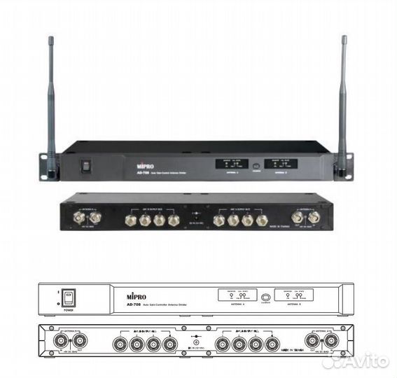 Сплиттер mipro AD-708