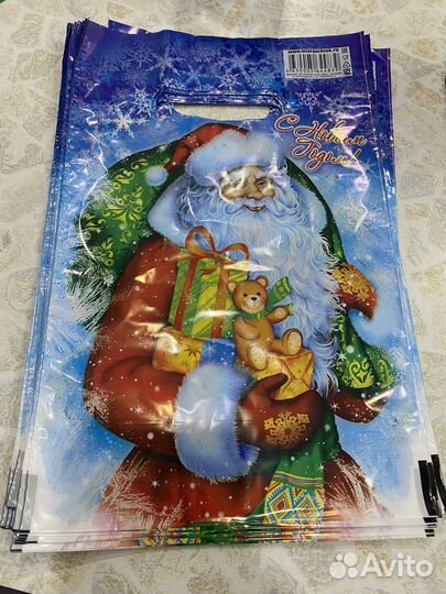 Пакетики новогодние