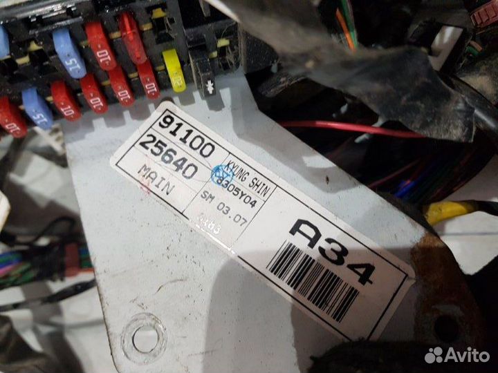 Проводка салона Hyundai Accent LC G4EC 2009