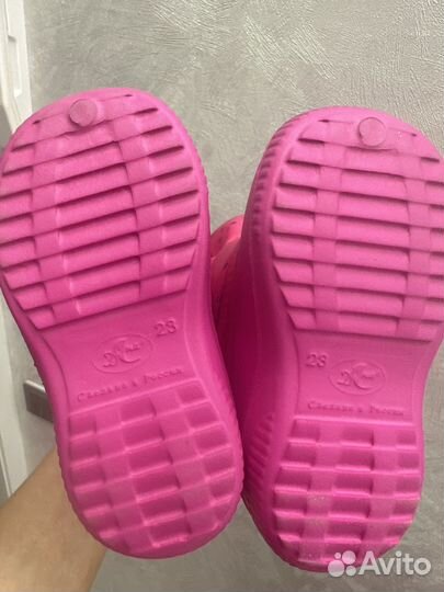 Зимние сапожки на девочку новые